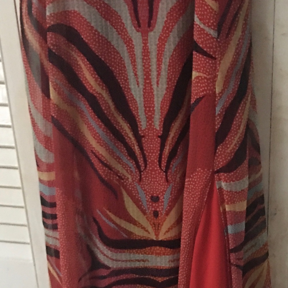 💥SOLD💥 Mara Hoffman Red Phoenix maxi Dress 8 - Picture 7 of 8